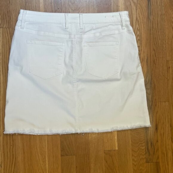 Tommy Bahama Ella Twill Skirt White Size 12 - Picture 13 of 15